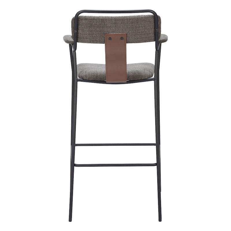 Zuo Modern Couva BarStool Set of 2, Butterscotch Brown