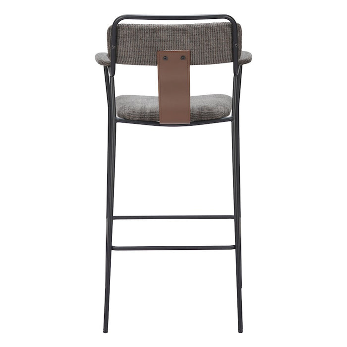 Zuo Modern Couva BarStool Set of 2, Butterscotch Brown