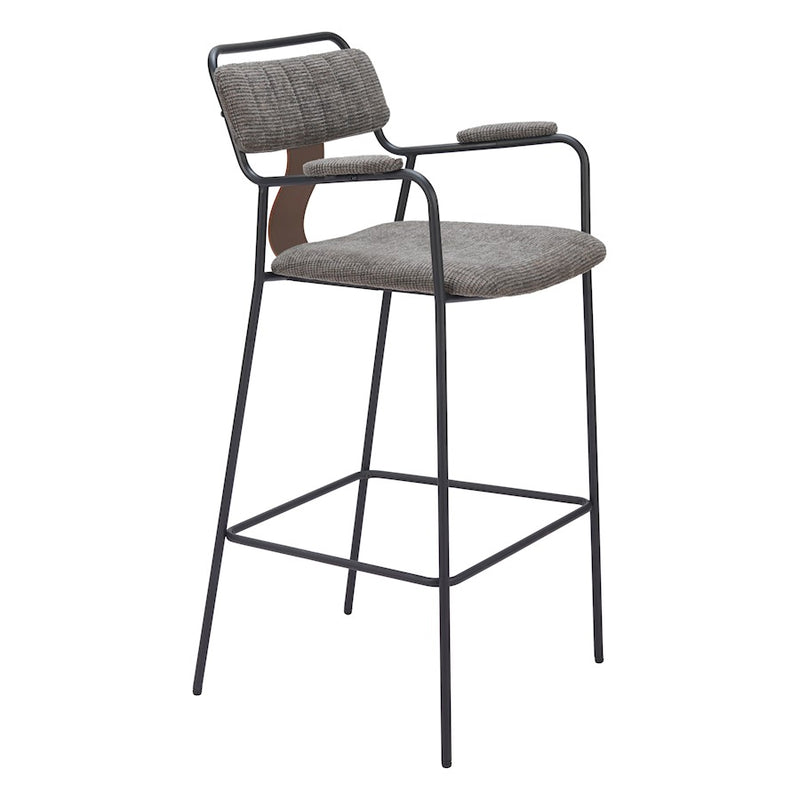 Zuo Modern Couva BarStool Set of 2, Butterscotch Brown