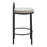 Zuo Modern Sisal Counter Stool Set of 2, Beige Tweed