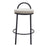 Zuo Modern Sisal Counter Stool Set of 2, Beige Tweed
