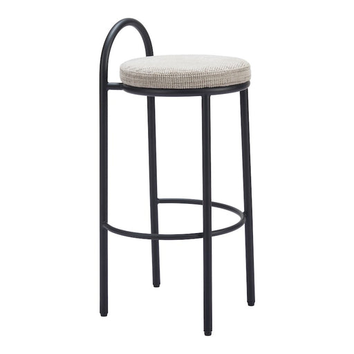 Zuo Modern Sisal BarStool Set of 2, Beige Tweed