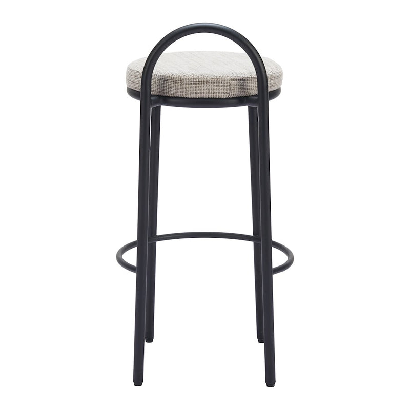 Zuo Modern Sisal BarStool Set of 2, Beige Tweed