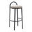 Zuo Modern Sisal BarStool Set of 2, Beige Tweed