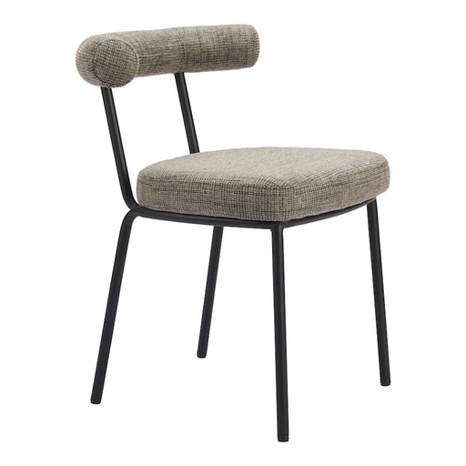 Zuo Modern Kede Dining Chair Set of 2, Green Tweed