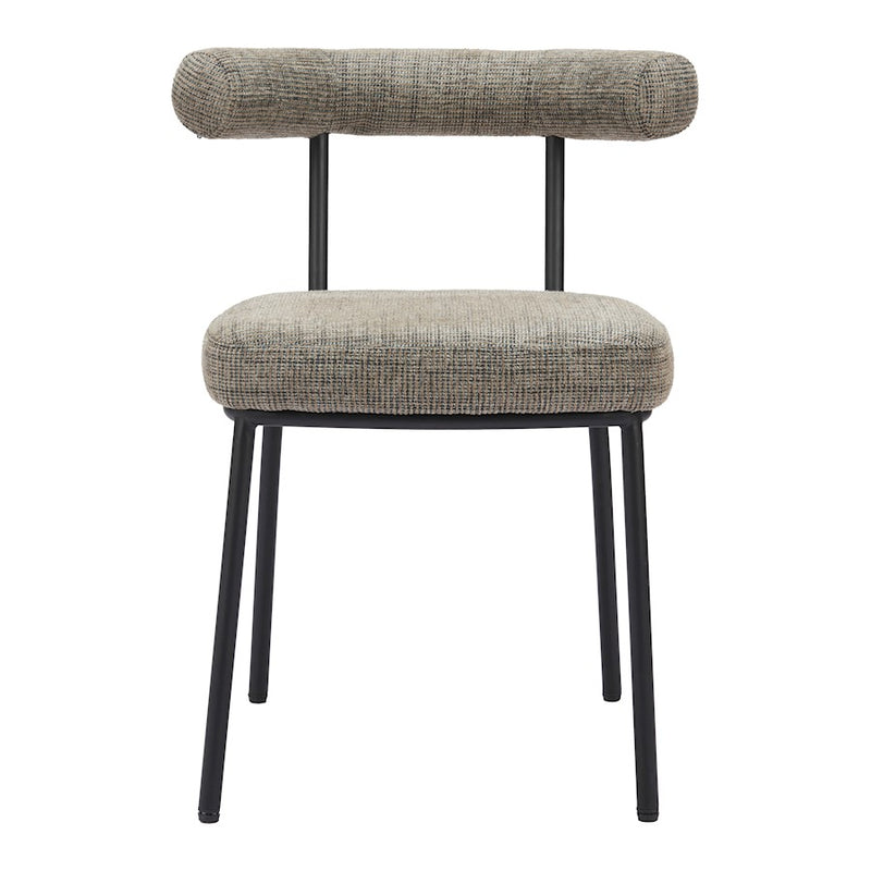 Zuo Modern Kede Dining Chair Set of 2, Green Tweed