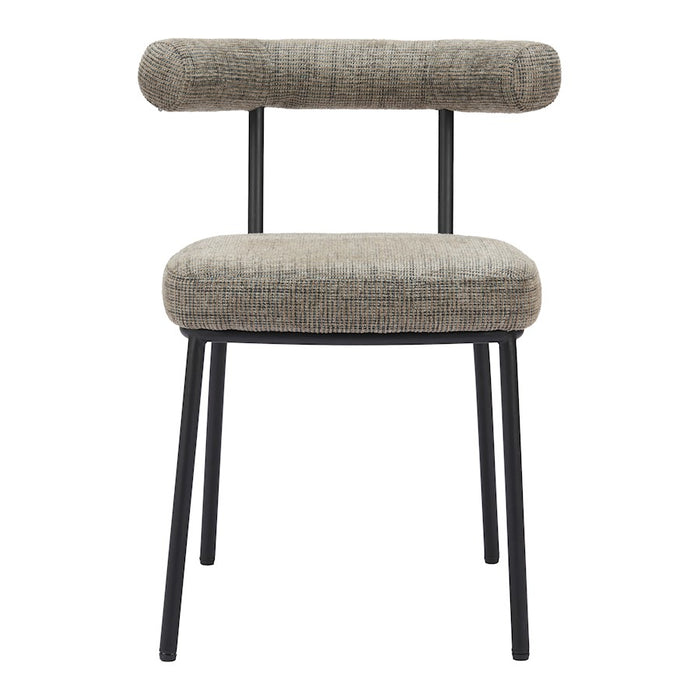 Zuo Modern Kede Dining Chair Set of 2, Green Tweed