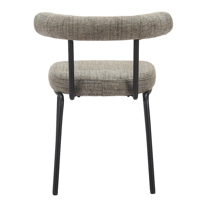 Zuo Modern Kede Dining Chair Set of 2, Green Tweed