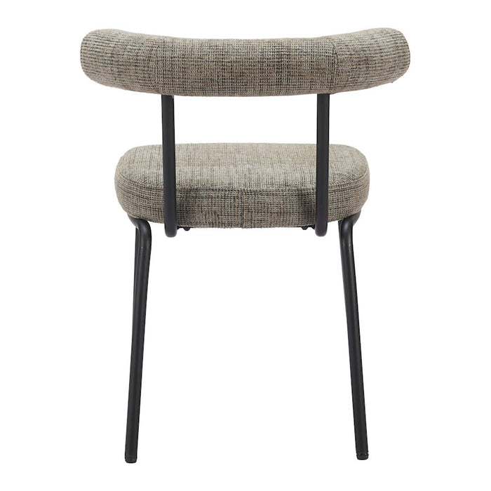 Zuo Modern Kede Dining Chair Set of 2, Green Tweed