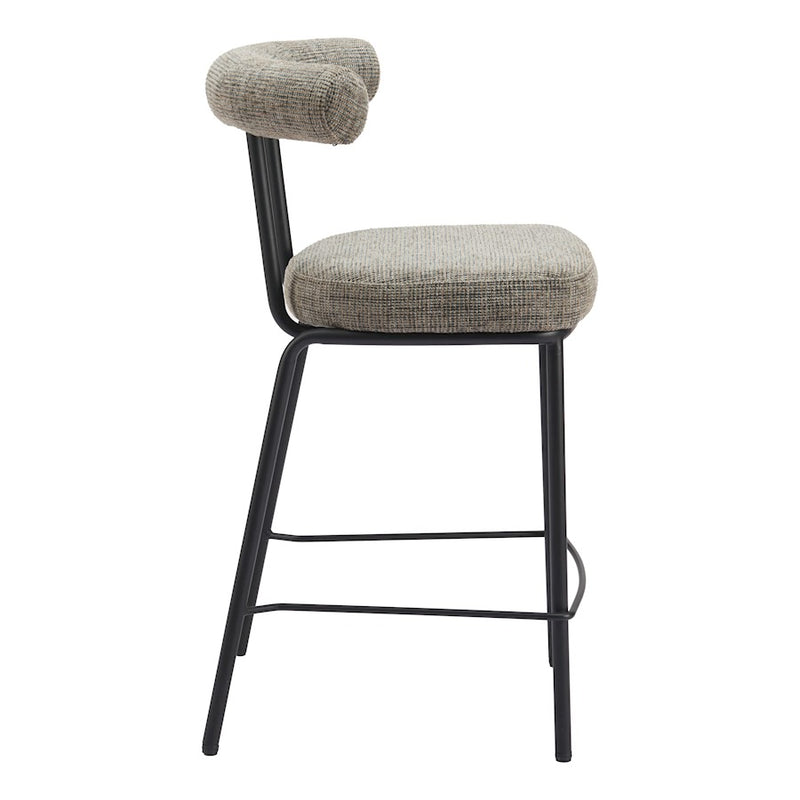 Zuo Modern Kede Counter Stool, Green Tweed