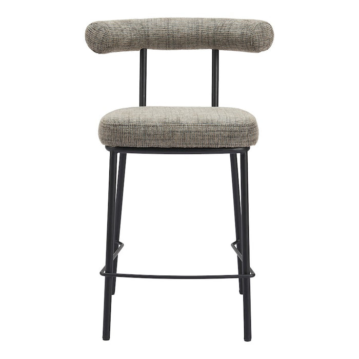 Zuo Modern Kede Counter Stool, Green Tweed