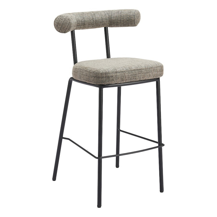 Zuo Modern Kede BarStool, Green Tweed