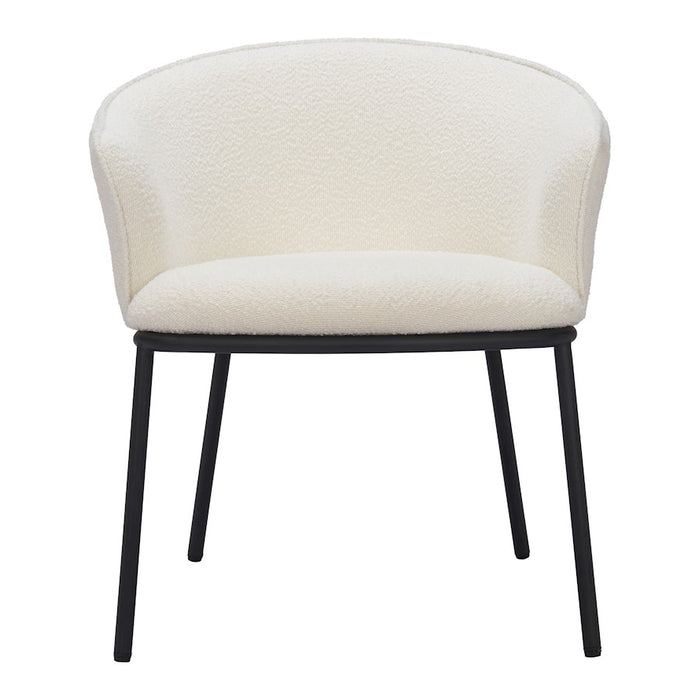 Zuo Modern Essen Dining Chair, Ivory