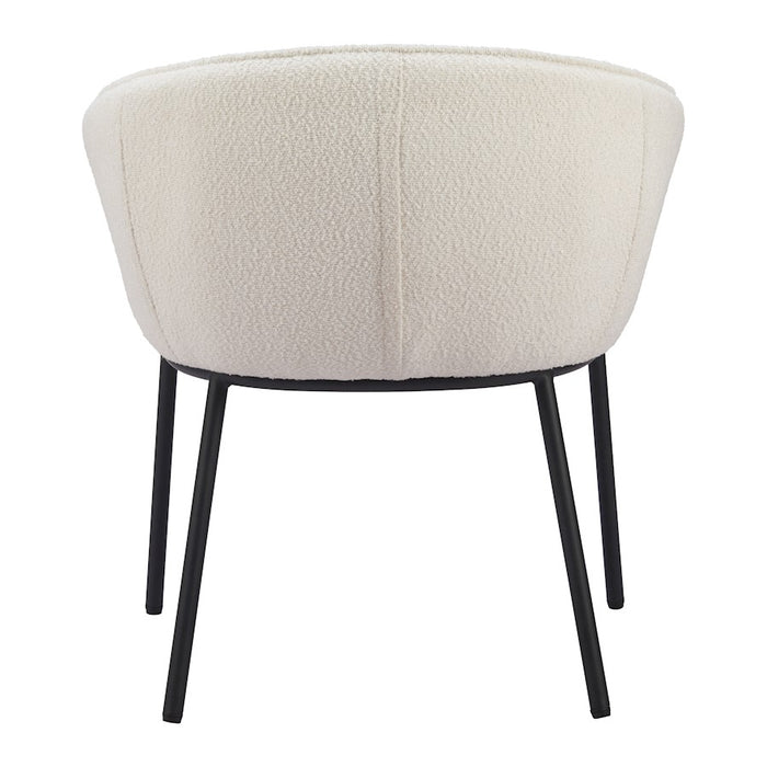 Zuo Modern Essen Dining Chair, Ivory