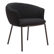 Zuo Modern Essen Dining Chair, Black/Bronze - 110102
