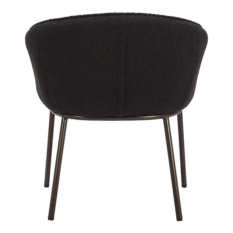 Zuo Modern Essen Dining Chair, Black/Bronze