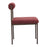 Zuo Modern Livorno Dining Chair, Red/Bronze