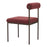 Zuo Modern Livorno Dining Chair, Red/Bronze