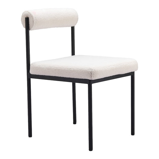 Zuo Modern Livorno Dining Chair, Ivory - 110104