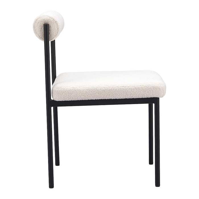 Zuo Modern Livorno Dining Chair, Ivory