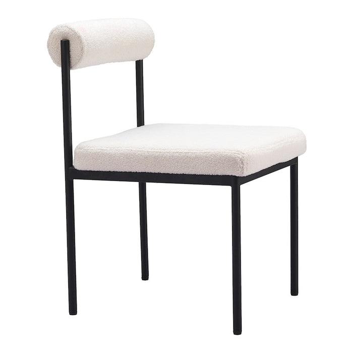Zuo Modern Livorno Dining Chair, Ivory