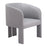 Zuo Modern Hull Accent Chair, Slate Gray