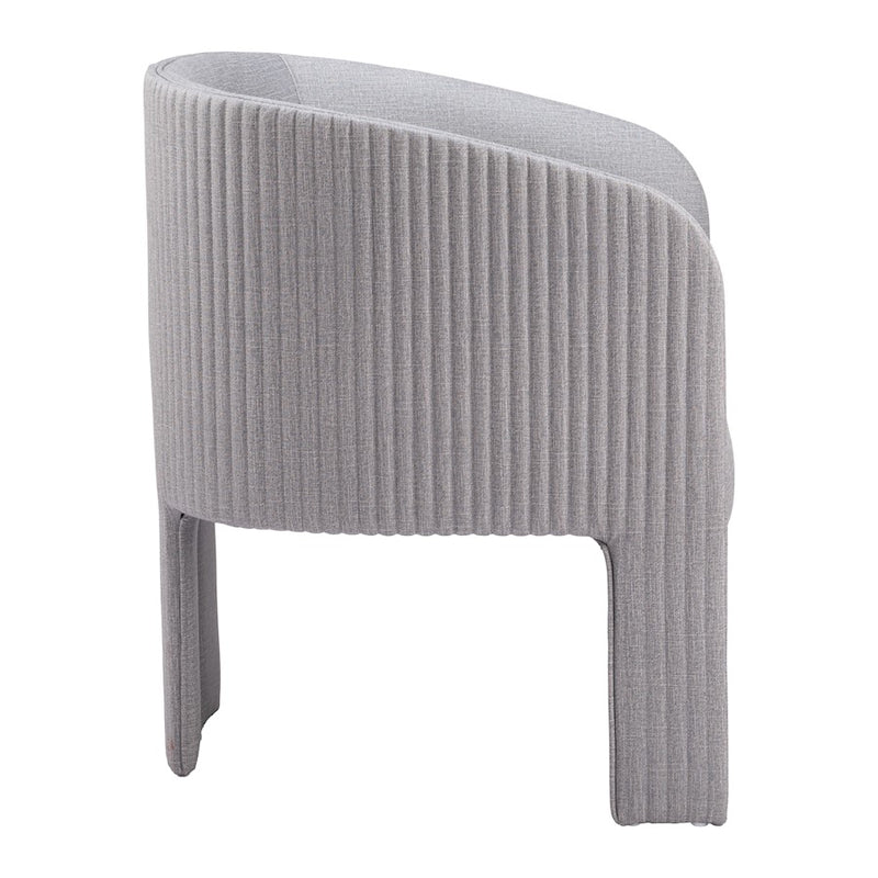Zuo Modern Hull Accent Chair, Slate Gray