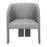 Zuo Modern Hull Accent Chair, Slate Gray