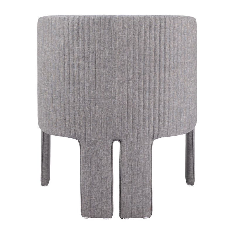 Zuo Modern Hull Accent Chair, Slate Gray