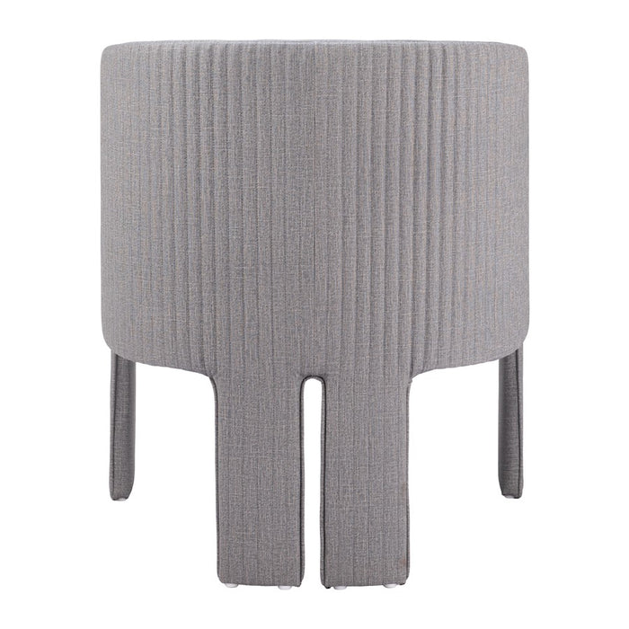 Zuo Modern Hull Accent Chair, Slate Gray