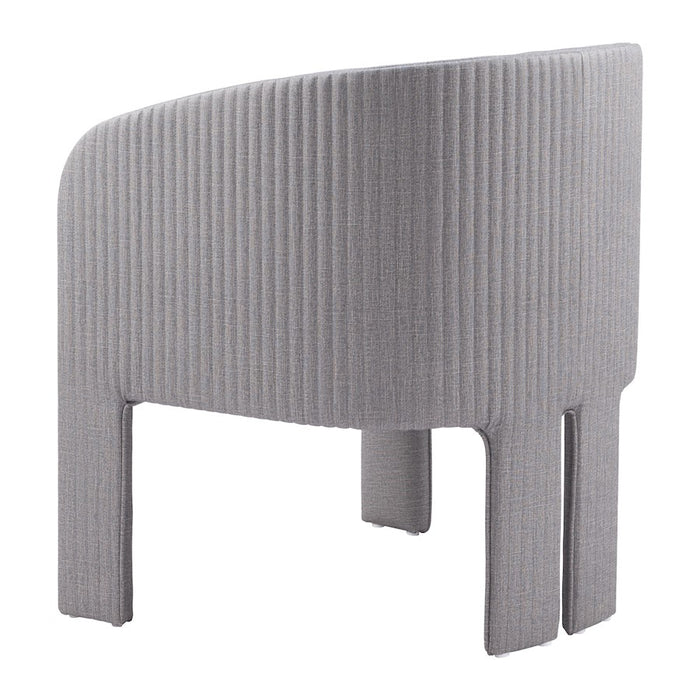 Zuo Modern Hull Accent Chair, Slate Gray
