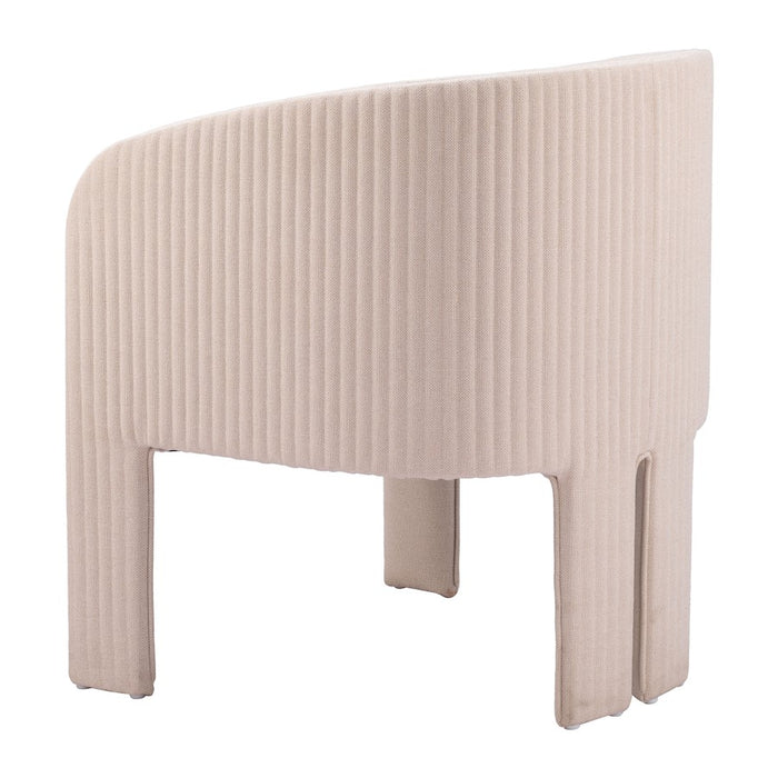 Zuo Modern Hull Accent Chair, Beige