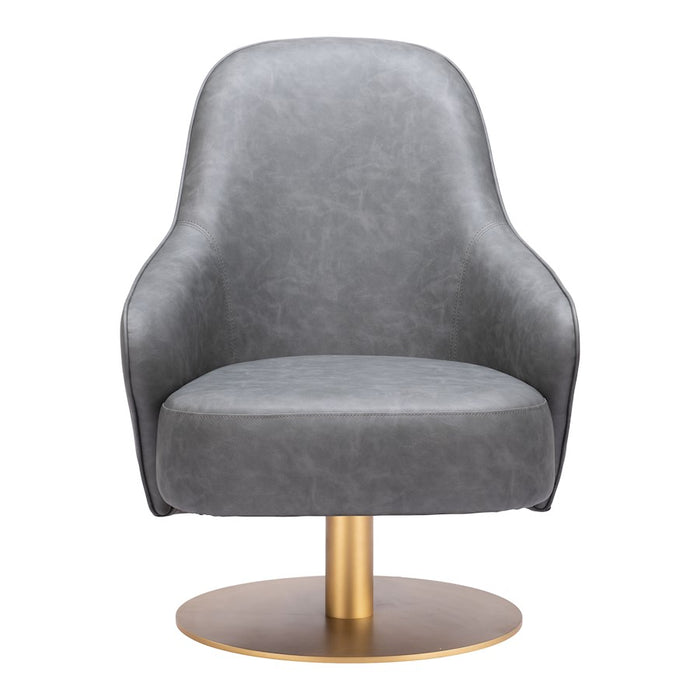 Zuo Modern Withby Accent Chair, Gray