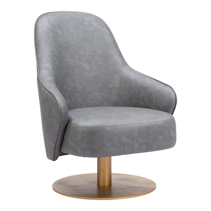 Zuo Modern Withby Accent Chair, Gray