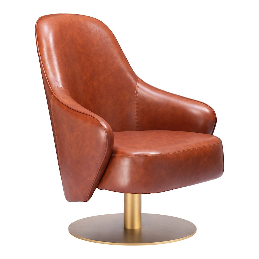 Zuo Modern Withby Accent Chair, Brown - 110108