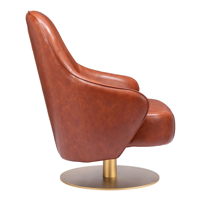 Zuo Modern Withby Accent Chair, Brown