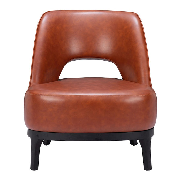 Zuo Modern Mistley Accent Chair, Brown