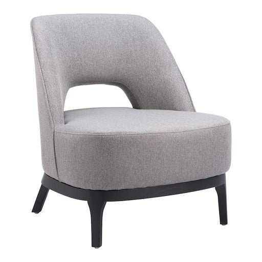Zuo Modern Mistley Accent Chair, Gray - 110110