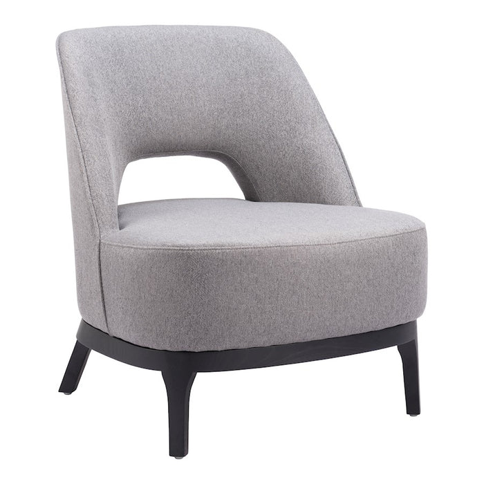 Zuo Modern Mistley Accent Chair, Gray