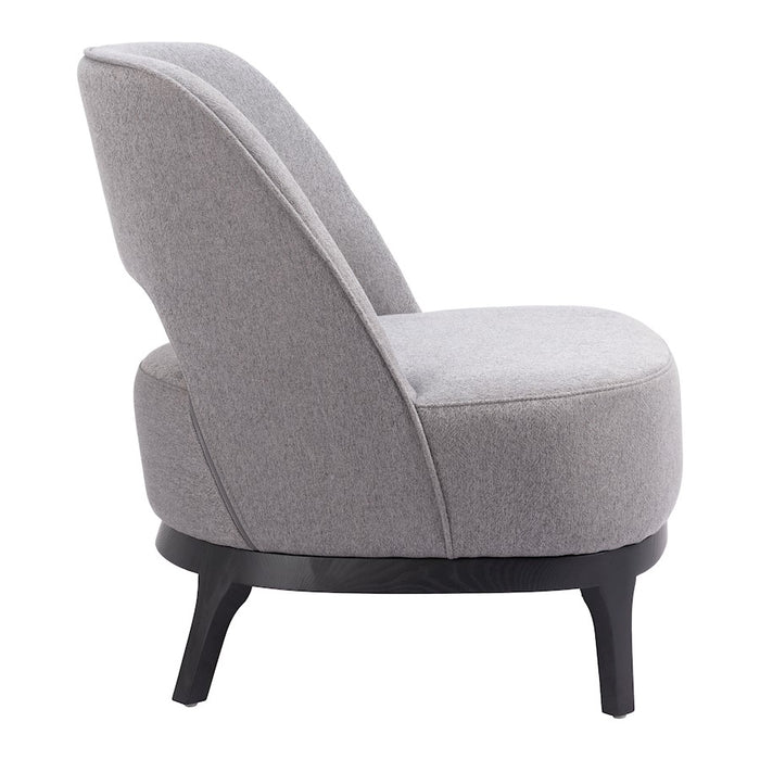 Zuo Modern Mistley Accent Chair, Gray
