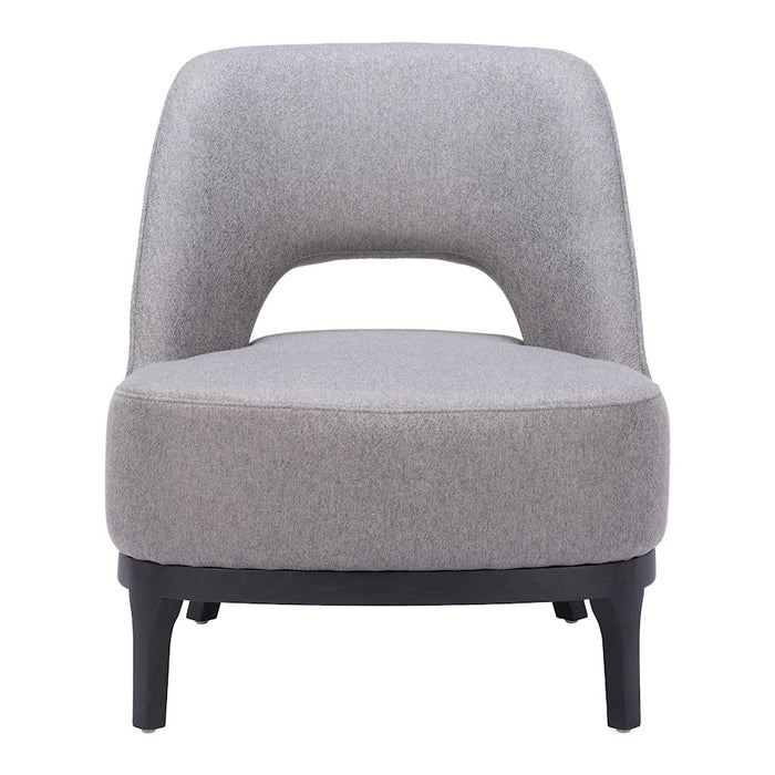 Zuo Modern Mistley Accent Chair, Gray