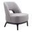 Zuo Modern Mistley Accent Chair, Gray