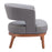 Zuo Modern Penryn Accent Chair, Slate Gray