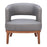 Zuo Modern Penryn Accent Chair, Slate Gray
