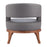 Zuo Modern Penryn Accent Chair, Slate Gray