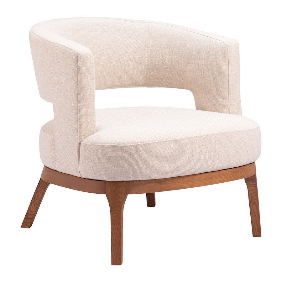 Zuo Modern Penryn Accent Chair, Beige - 110113