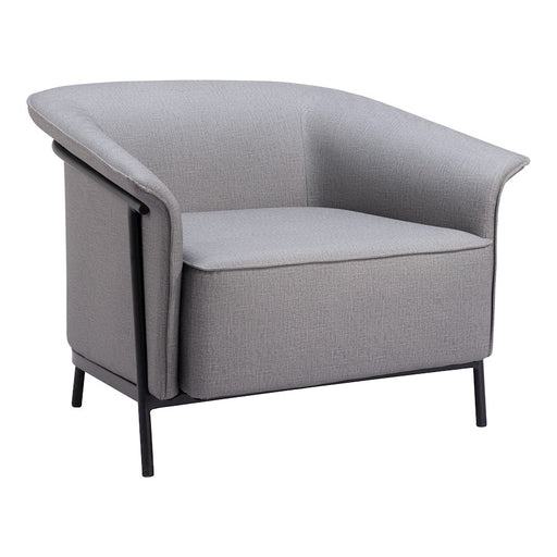 Zuo Modern Burry Accent Chair, Slate Gray