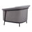 Zuo Modern Burry Accent Chair, Slate Gray