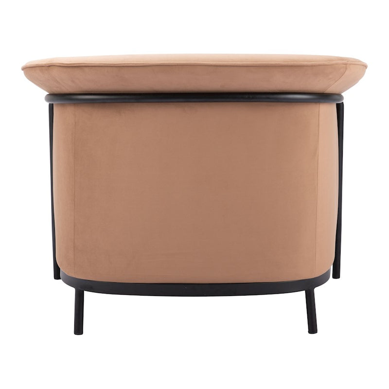 Zuo Modern Burry Accent Chair, Tan