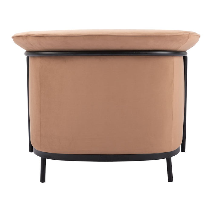 Zuo Modern Burry Accent Chair, Tan